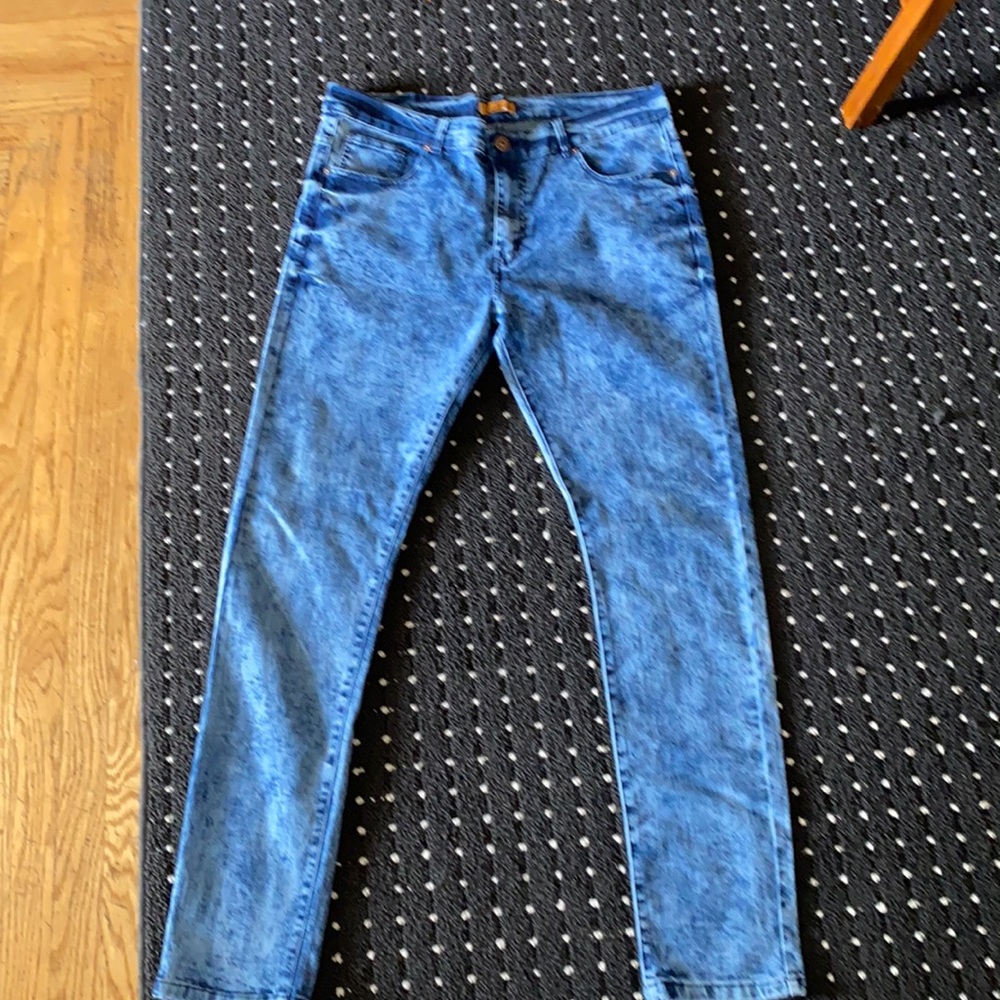 Acid wash jean station jeans size 36